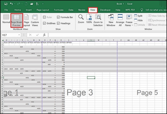 Cách kiểm tra dữ liệu có vừa hết trang trong Excel