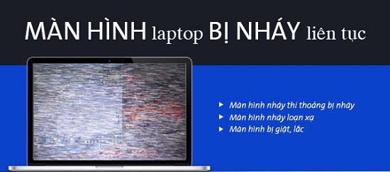 nguyên nhân màn hình laptop giật nhấp nháy liên tục