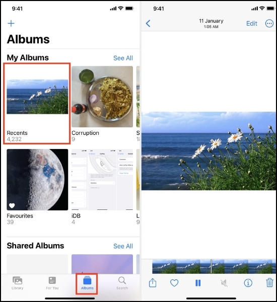 Tải video từ Google Drive xuống iPhone Camera Roll B5