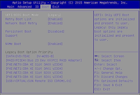 Thay đổi Chế độ khởi động (Boot Mode) thành UEFI B2 Thay đổi Chế độ khởi động (Boot Mode) thành UEFI B2