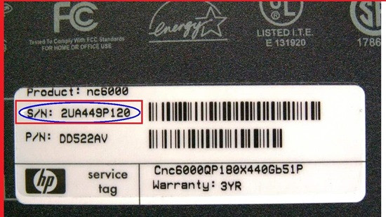 Xem tên laptop Dell bằng Service Tag