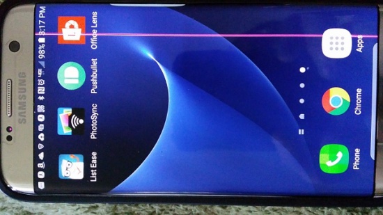 Samsung S7 Edge bị sọc màn hình