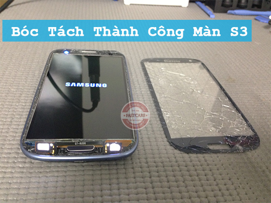 Thay man hinh mat kinh Samsung Galaxy S3