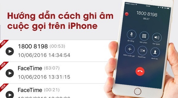 Cách ghi âm cuộc gọi trên iPhone không cần jailbreak