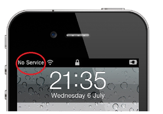 iPhone 5 bị mất sóng là một tình trạng thường gặp Sua loi mat song iPhone 5