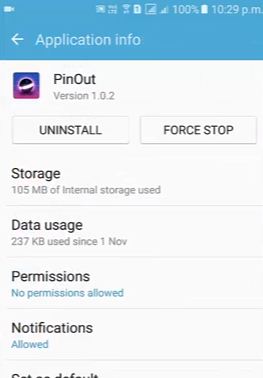 Chọn ứng dụng bạn muốn di chuyển và click vào Storage