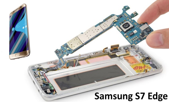 Samsung S7 Edge mat loa ngoai