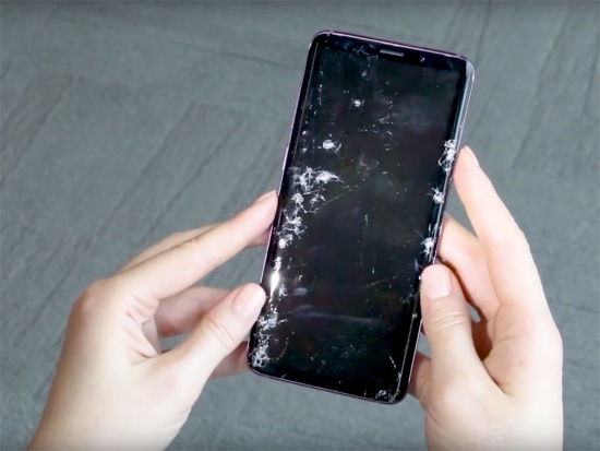 Samsung S9 Plus bi loi soc man hinh