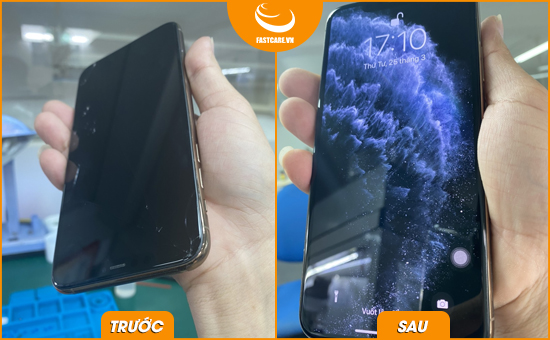 Thay màn hình mặt kính iPhone 11 Pro Max thay man hinh mat kinh iphone 11 pro max