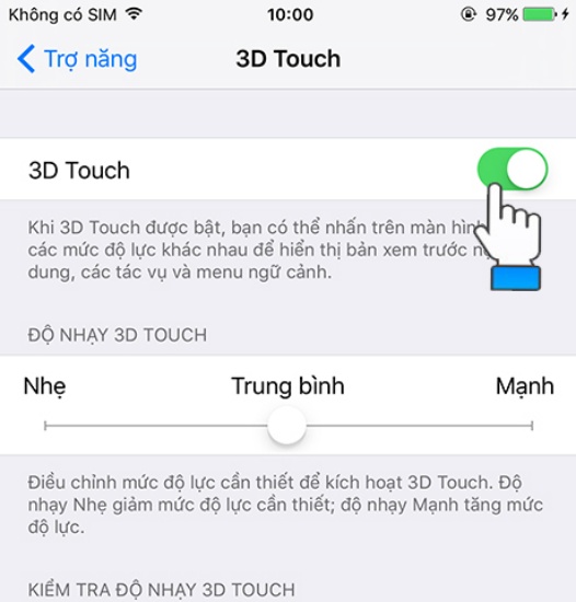 iPhone 7 Plus bị lỗi 3D Touch