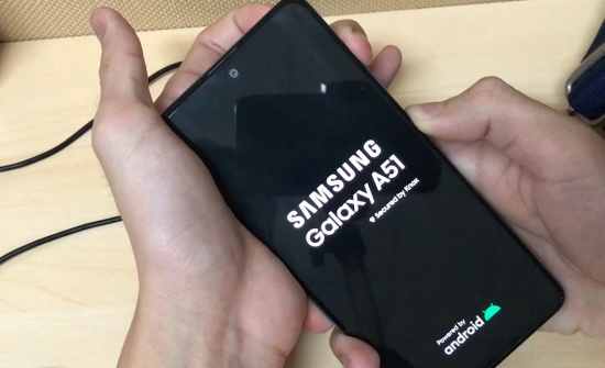 Samsung A51 bị treo logo