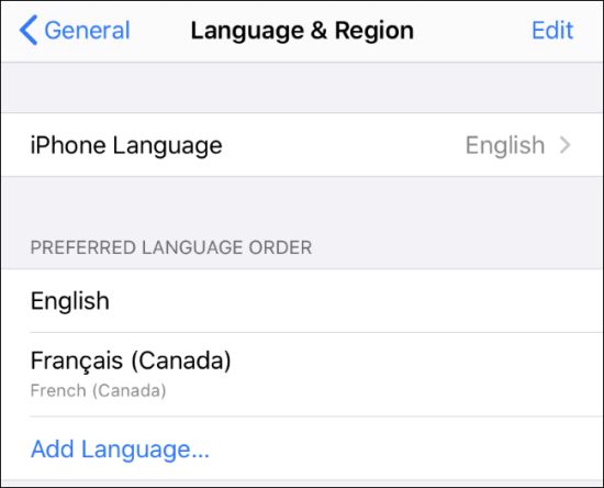 App iPhone tải về bị lỗi ngôn ngữ