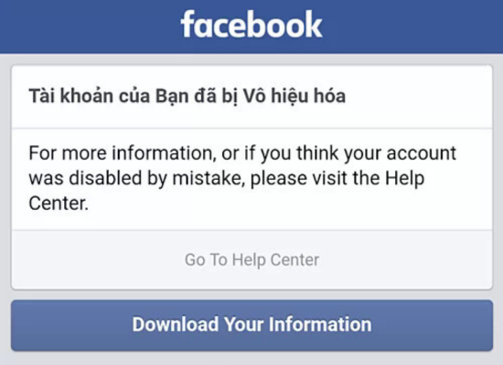 Khôi phục lại tài khoản Facebook