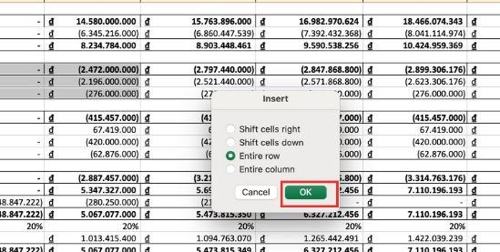 Cách chèn thêm hàng xen kẽ giữa các dòng trong Excel 2010 bước 3 Cách chèn thêm hàng xen kẽ giữa các dòng trong Excel 2010 bước 3