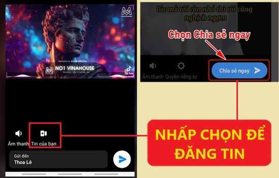 Cách đăng story Facebook dài hơn trên Android bước 3