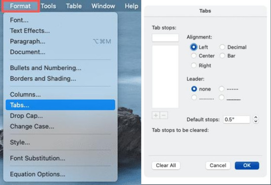 Làm việc với các điểm dừng tab trong Word Làm việc với các điểm dừng tab trong Word