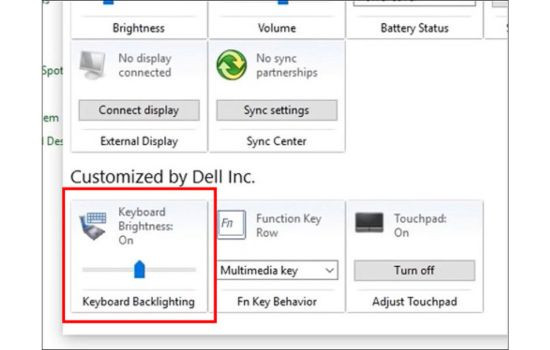 Cách bật tắt đèn bàn phím laptop HP Win 11 bằng Control Panel bước 3 Cách bật tắt đèn bàn phím laptop HP Win 11 bằng Control Panel bước 3