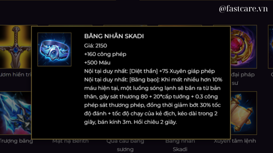 Băng nhẫn Skadi Băng nhẫn Skadi
