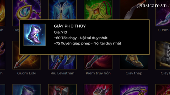 Giày phù thủy Giày phù thủy