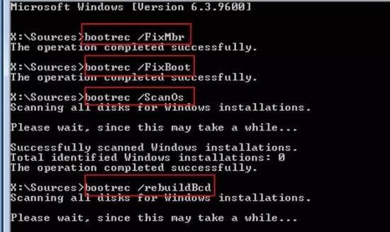 Cách 4: Phục hồi MBR (Master Boot Record) bị hỏng Cách 4: Phục hồi MBR (Master Boot Record) bị hỏng