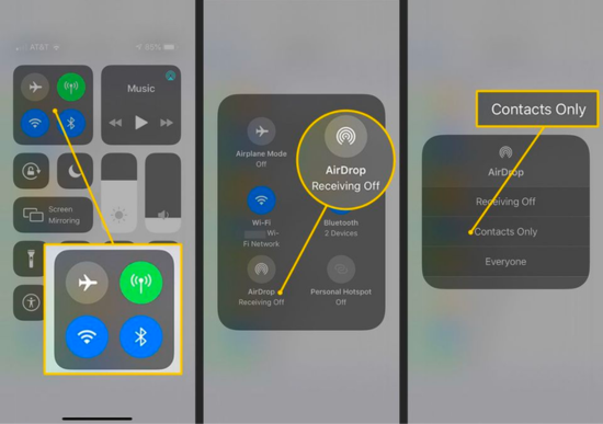 Cách bật tính năng AirDrop trên iPhone