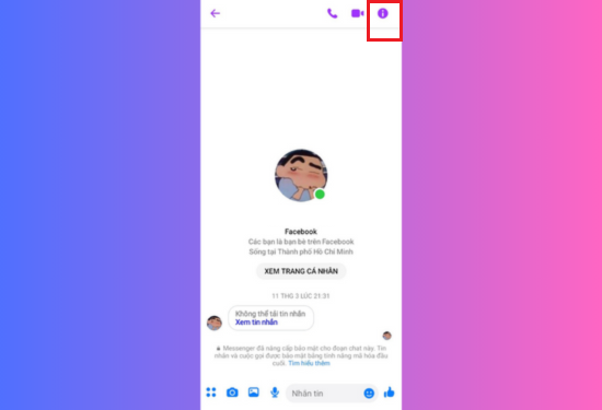 Cách bỏ qua tin nhắn trên Messenger Android bước 1