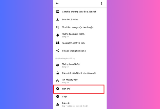 Cách bỏ qua tin nhắn trên Messenger Android bước 2