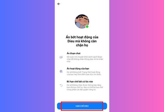 Cách bỏ qua tin nhắn trên Messenger Android bước 3