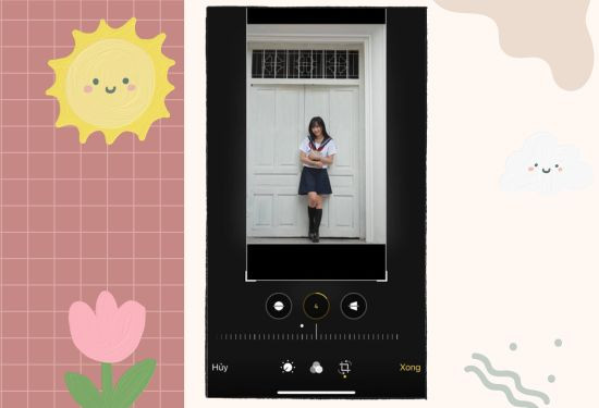 Cách kéo dài chân trong ảnh trên iPhone bước 3