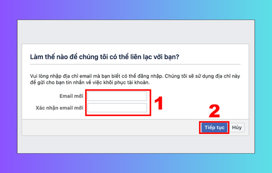 Cách lấy mã đăng nhập Facebook khi đã đăng xuất bước 5