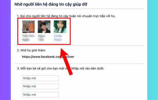 Cách lấy mã đăng nhập Facebook khi đã đăng xuất bước 7