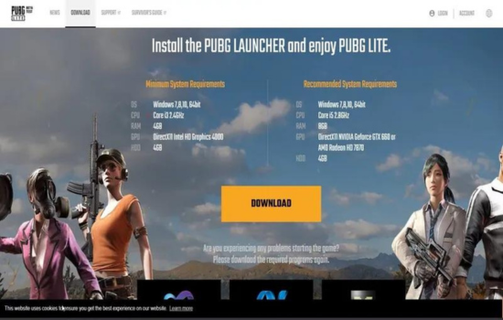 Cách tải PUBG Lite bước 1 Cách tải PUBG Lite bước 1
