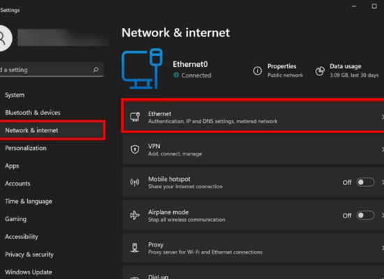 Cách tắt update Win 11 bằng cài đặt mạng bước 3