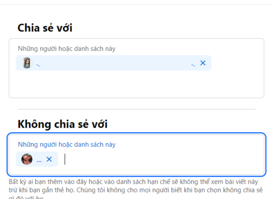 Cách chặn 1 số người xem bài đăng trên Facebook B3