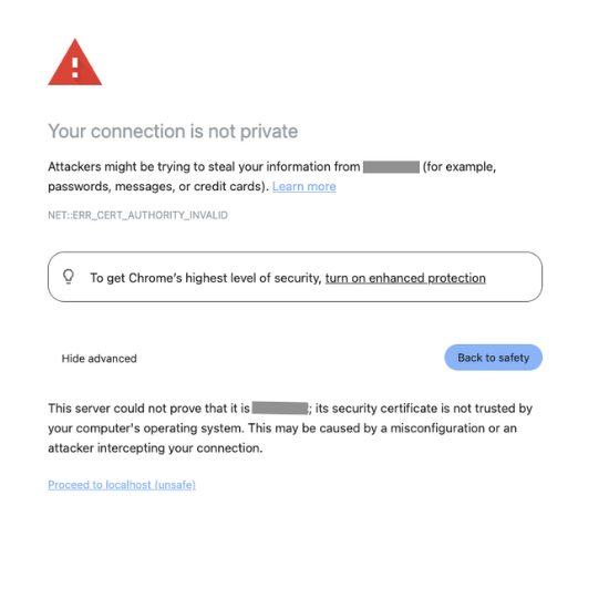 Chrome bị lỗi kết nối riêng tư là gì Chrome bị lỗi kết nối riêng tư là gì