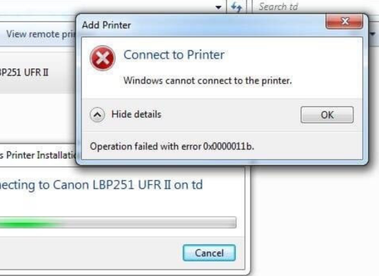 Đâu là nguyên nhân gây ra lỗi Windows cannot connect to the printer? Đâu là nguyên nhân gây ra lỗi Windows cannot connect to the printer?