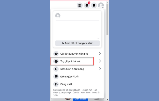 Hướng dẫn báo cáo để mở khoá tính năng Facebook bước 2