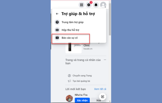 Hướng dẫn báo cáo để mở khoá tính năng Facebook bước 3