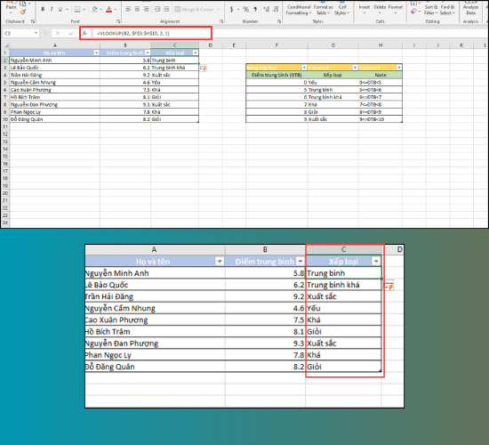 hướng dẫn cách dùng hàm vlookup trong Excel