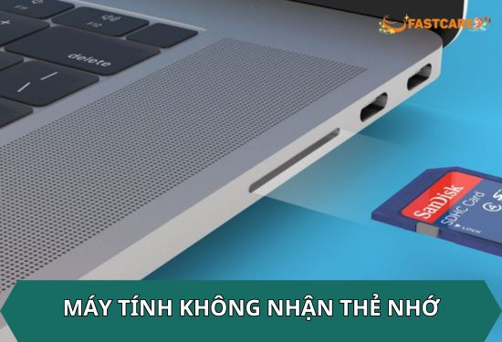 máy tính không nhận thẻ nhớ
