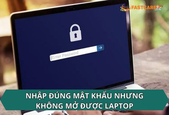 Nhập đúng mật khẩu nhưng không mở được Laptop