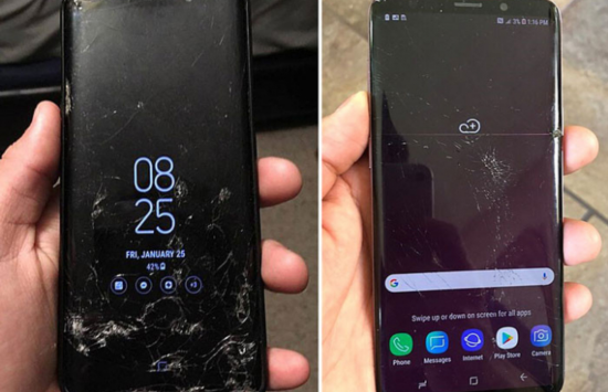Phân biệt thay mặt kính và thay nguyên màn hình Samsung