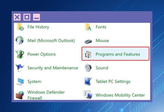 Repair phần mềm Microsoft Office bước 2