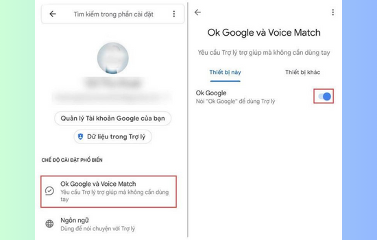 Sử dụng Google Assistant bước 3