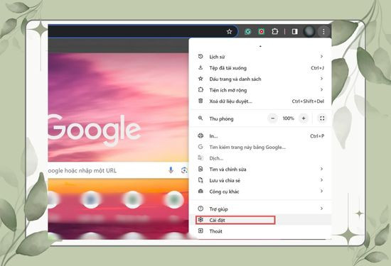 Sửa lỗi font chữ trực tiếp trên trình duyệt Chrome bước 1