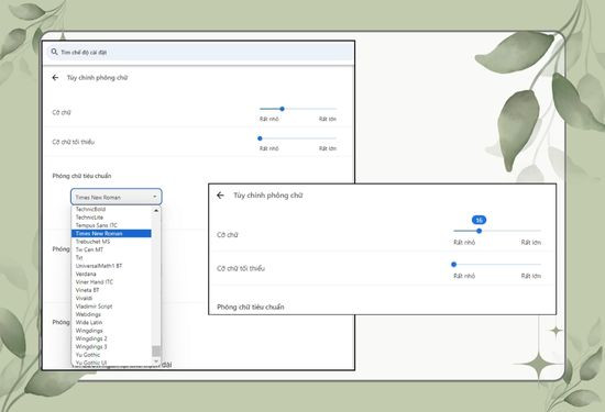 Sửa lỗi font chữ trực tiếp trên trình duyệt Chrome bước 3