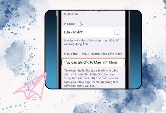 Cách tạo ghi chú trên màn hình điện thoại iPhone bước 3 Cách tạo ghi chú trên màn hình điện thoại iPhone bước 3