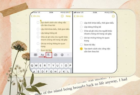 Tạo list công việc Tạo list công việc
