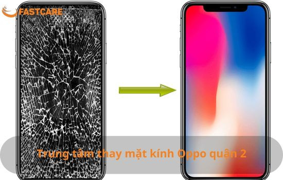Thay mặt kính Oppo quận 2