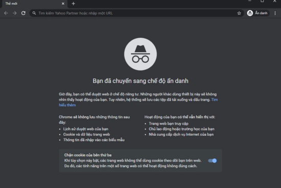 Truy cập bằng Tab ẩn danh Truy cập bằng Tab ẩn danh